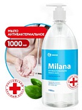 Жидкое мыло "MILANA" антибактериальное с дозатором 1000 мл Жидкое мыло "MILANA" антибактериальное с дозатором 1000 мл