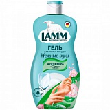 Средство для мытья посуды Lamm пион + алоэ вера  450мл Средство для мытья посуды Lamm пион + алоэ вера  450мл